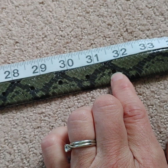 Vintage Perry Ellis Snakeskin Belt M - Picture 10 of 10